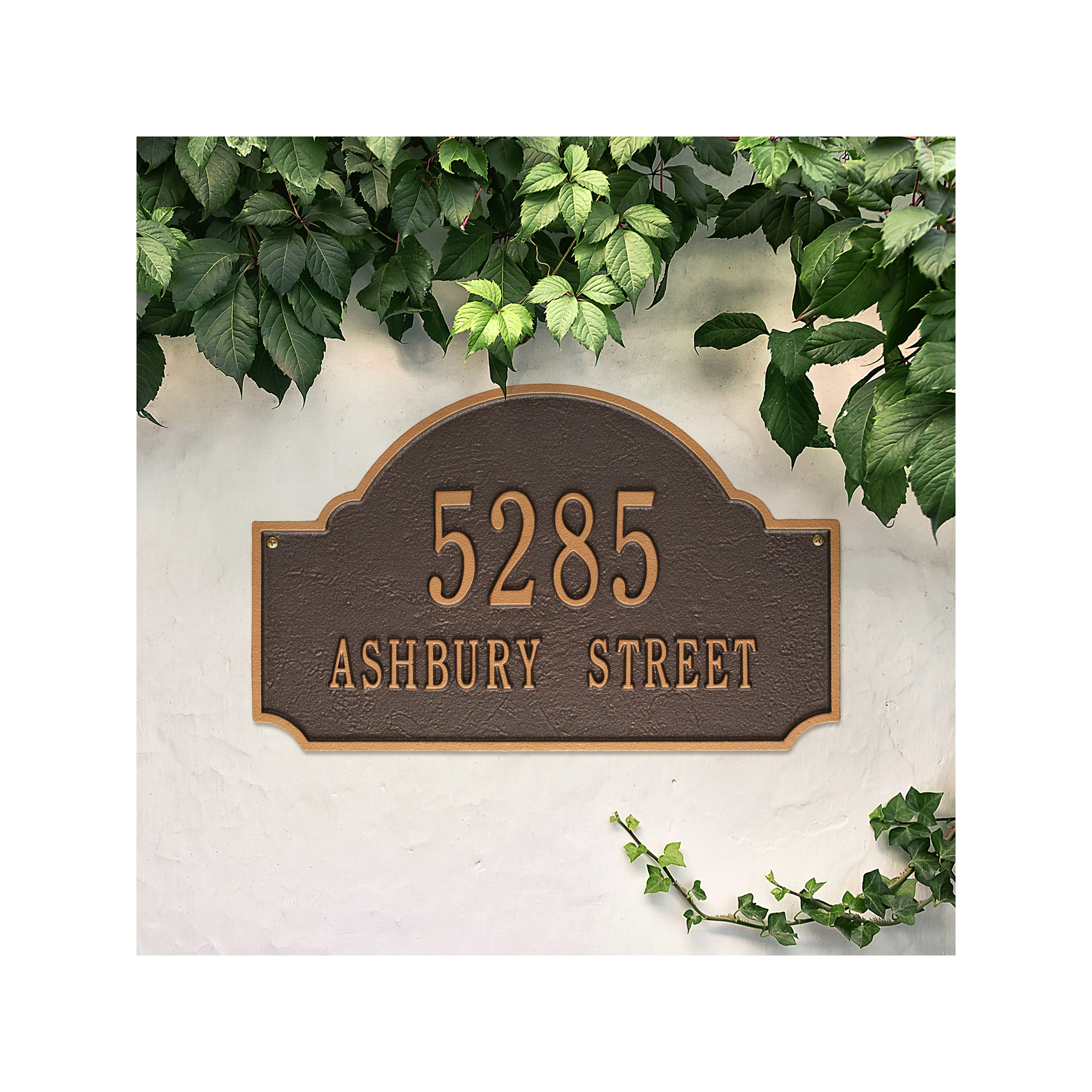 2-Line Wall Mount, Antique Copper, Yes