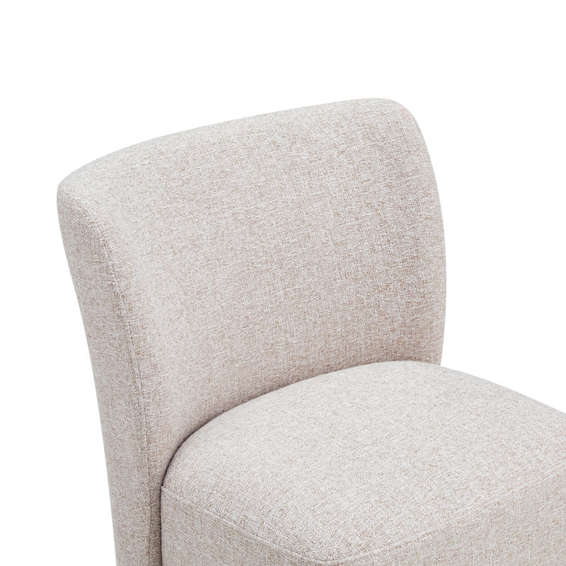 Chaise rembourrée Madie, Gingembre gingembre