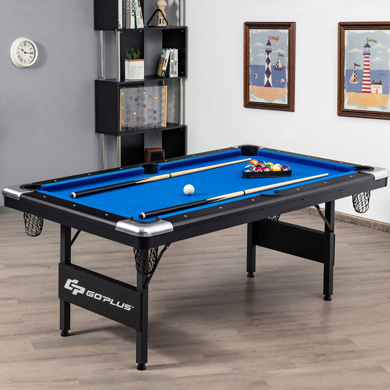Table de billard pliable intérieure / extérieure Goplus (89 mm d'épaisseur)
