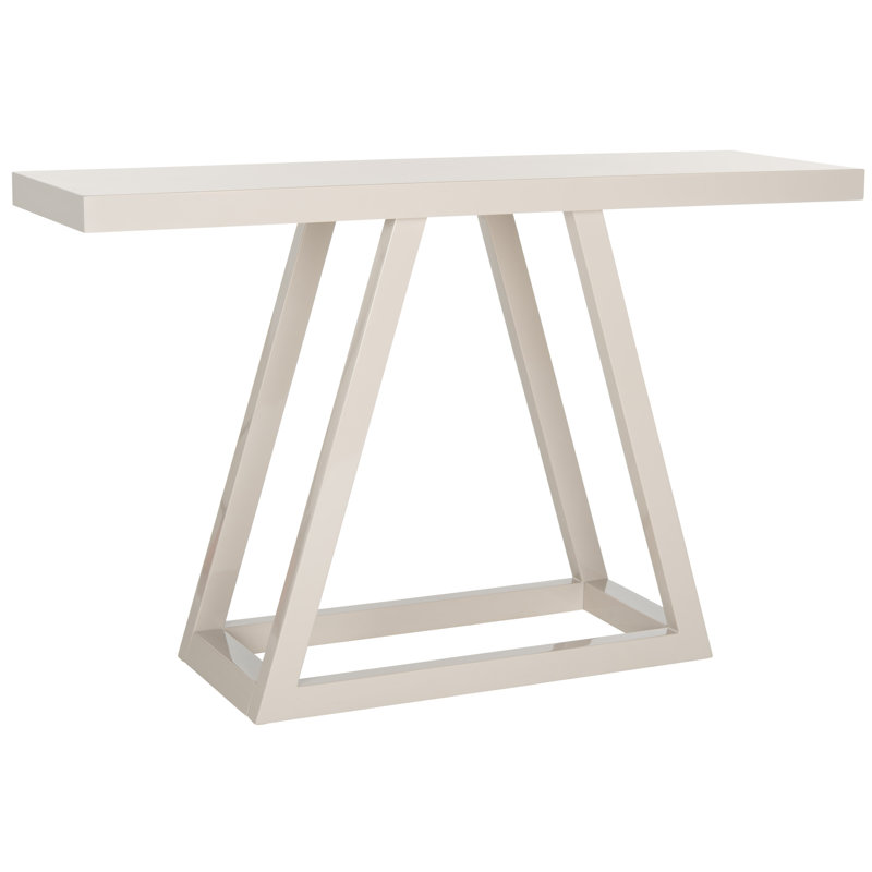 Marame 51'' Console Table, Taupe Lacquer