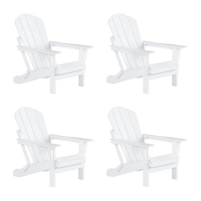 Chaise Adirondack pliante en PEHD Shawnna