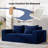 Boneless 76'' Cloud Loveseat Sofa Couch,Boneless Couch with 2 Pillows for Living Room,Small Spaces-107828895