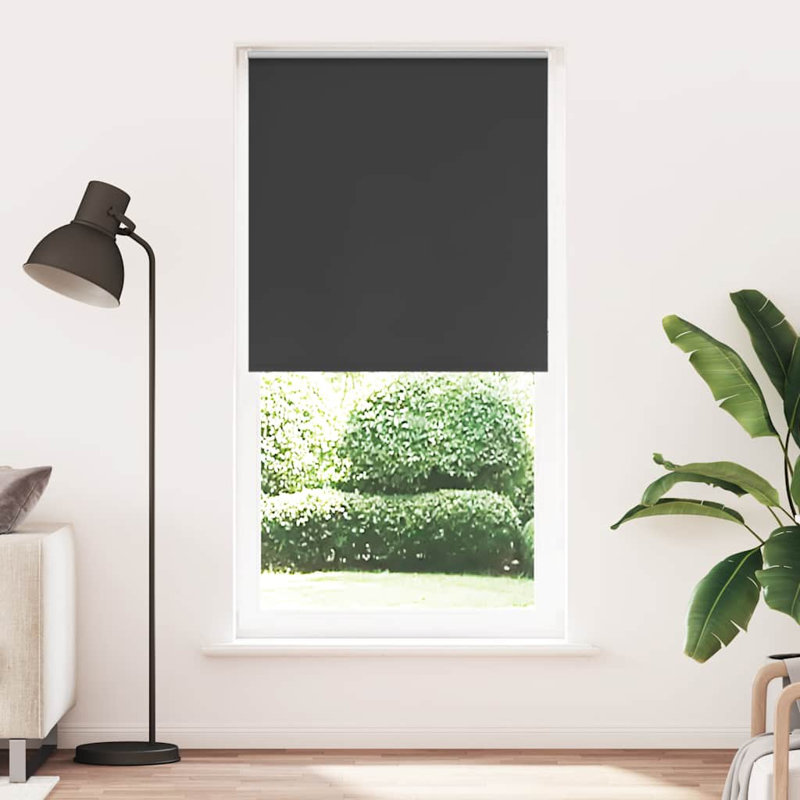 Roller Blind, Black, 105cmW x 210cmL
