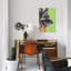 «German Shepherd On Lime» par Kirstin Wood, impression sur toile-73555239-73555237-73555238