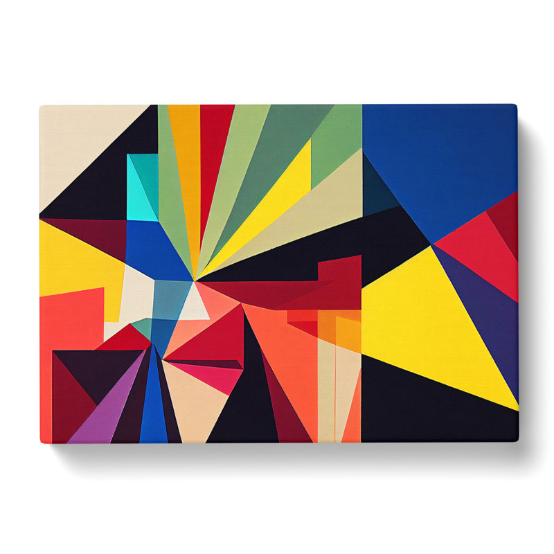 Attractive Modern Abstract - Wrapped Canvas Print, 40cm H x 60cm W x 3cm D