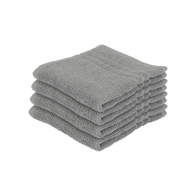 Cotton Wash Cloth, Grey