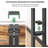 Rustic Brown Narrow Console Table With Built-In Power Outlets, 2 Outlets & 2 USB Ports, Adjustable Anti-Tilt, 6.5Ft Cord, 39.4" L X 33.3" H X 5.9" D, Behind Sofa Entryway Table
