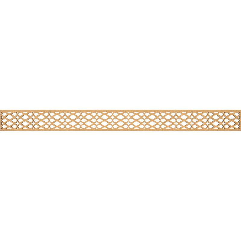 Moulure de panneau Somerset, H 4 po x l 46,375 po x P 0,375 po, Bois aggloméré brut