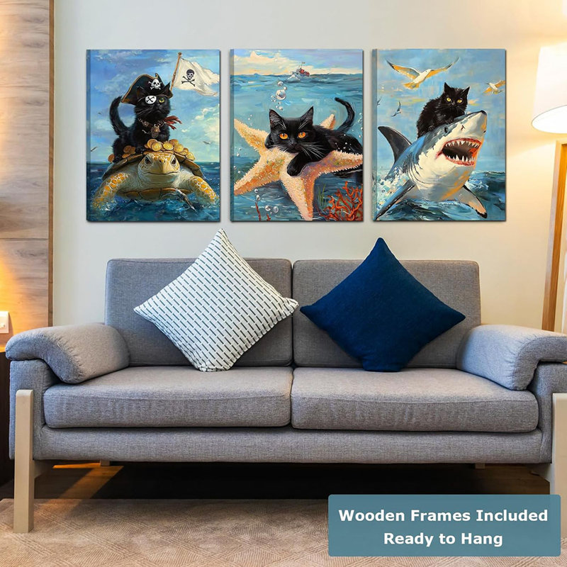 3 Piece Wrapped Canvas Print