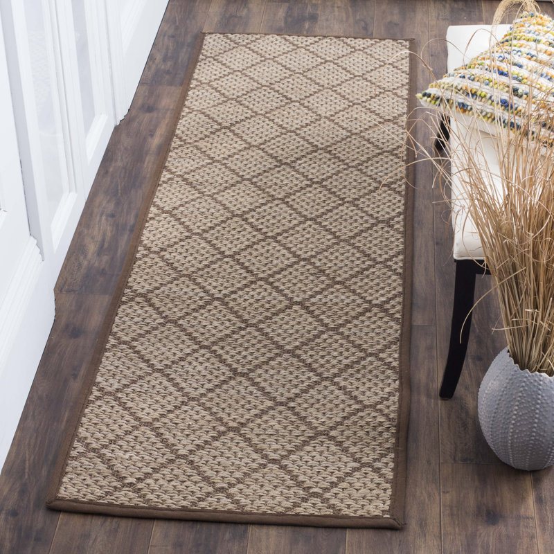 Tapis naturel à motif géométrique Aerionna