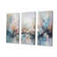 Gris et bleu, vagues vives fluides II - art mural abstrait-103153358-103153361