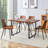 Rectangular Pedestal Dining Table Set-1957437704