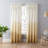 Signature Arashi Fashion Ombre Window  Curtain, 52 Inches Wide x 95 Inches Long, Single Window Curtain Panel, Gold-1992015551-1992015548