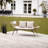 178cm Wide Outdoor Rectangle Patio Sofa with Cushions