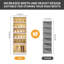 Armoire de rangement pour chaussures 12 paires empilables