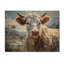 Vache, beauté pastorale sur bois-681101791