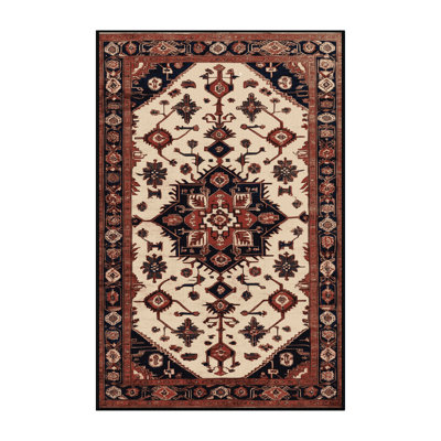 Machine Washable Turkish Brown Area Rug