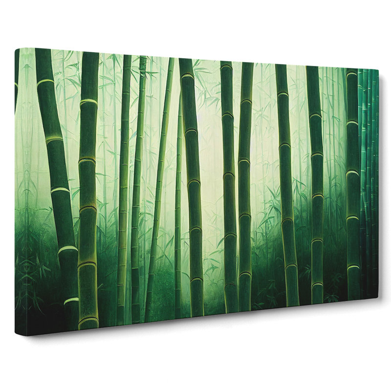 Flourishing Bamboo Forest - Wrapped Canvas, 35cm H x 50cm W x 3cm D