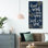 Art mural en verre acrylique, "Kind mots" par imperfect Dust