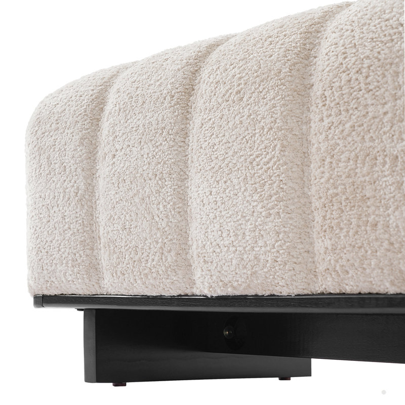Banc de salle à manger 63,62 pouces, Beige