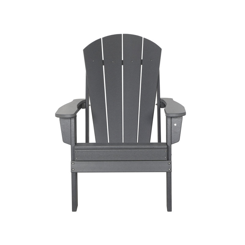 Chaise Adirondack d'extérieur à trois pieds, Gris