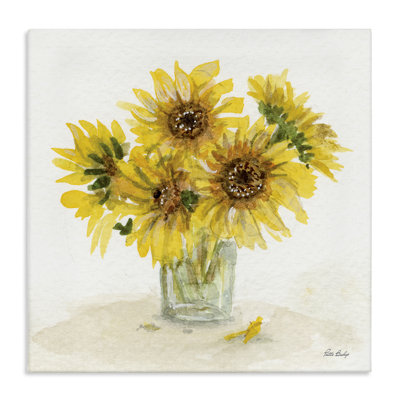 «Sunflower Jar Watercolor» par Patti Bishop