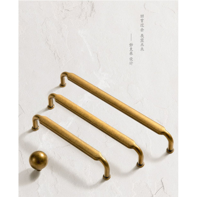 3 3/4" Center Bar Pull Multipack, Antique Brass