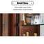 Vitrines en bois manufacturé + bois de noisette + verre-120925920