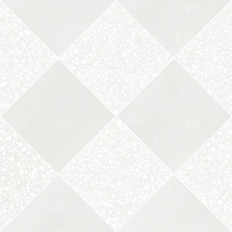 Carreau de sol en porcelaine mate 24 po x 24 po Terrazzo 2.0, Damier # 22