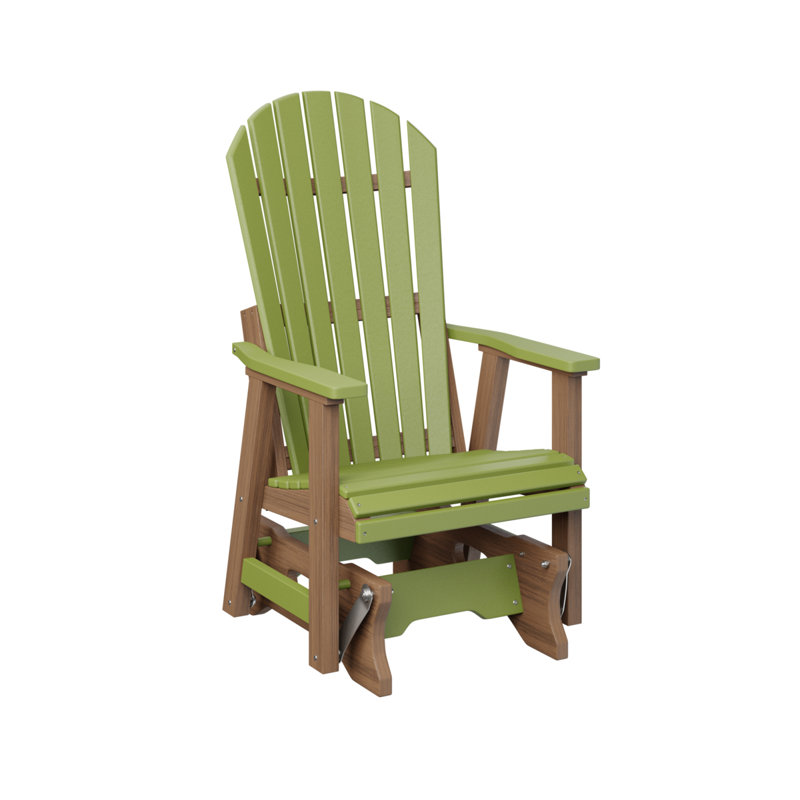 Fauteuil coulissant simple berlinois berlinois, Kiwi Green Top/Antique Mahogany Base