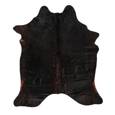 Myrtletown Animal Print Cowhide Flatweave 2cm X 1.75cm Area Rug