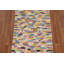 Tapis de couloir oriental à rayures treillis marocain All-Over