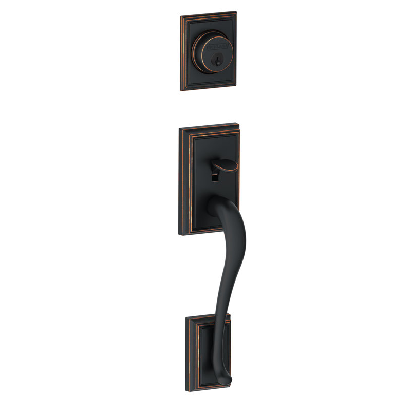 Addison Exterior Handleset, Aged Bronze