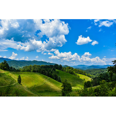 Asheville Mountains - Photographie sur toile tendue
