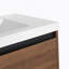 Ensemble de meuble-lavabo brun avec lavabo en résine 30 po et 2 portes-578595015