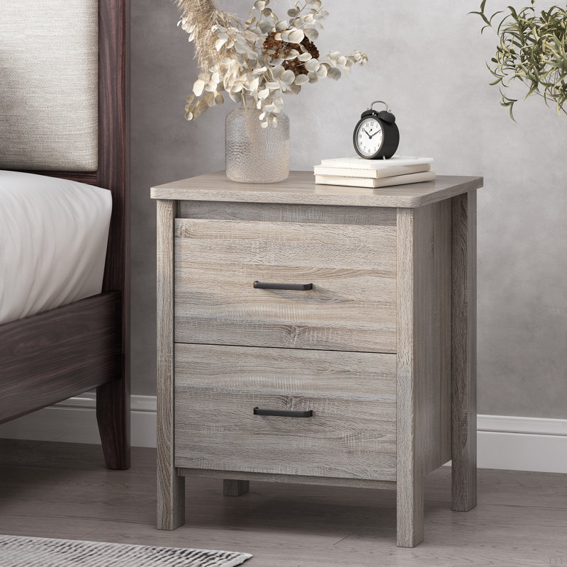 Table de chevet Toolless, Chêne