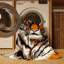  Tapis lavable tigre de Sumatra-579872984