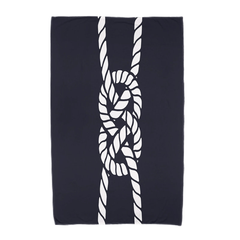 Hancock Beach Towel, Navy Blue