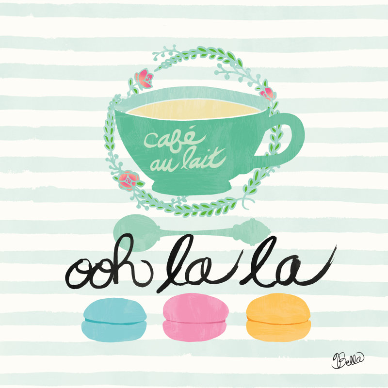 Ooh La La - No Frame Painting on Canvas, 30cm H x 30cm W x 3.8cm D