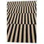 Tapis noir et blanc Natale