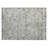 Machine Washable Indoor/Outdoor Xhevrie Pewter Rug-400641003
