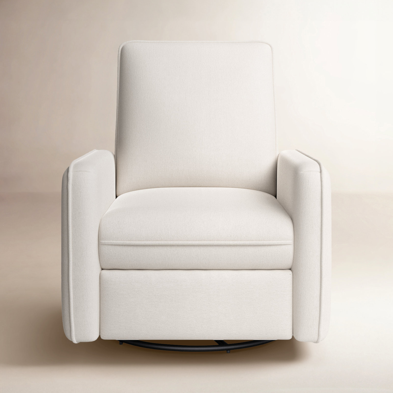 Penny Swivel Glider, Cream
