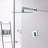 Wall Mounted Shower Faucet(Valve Included)