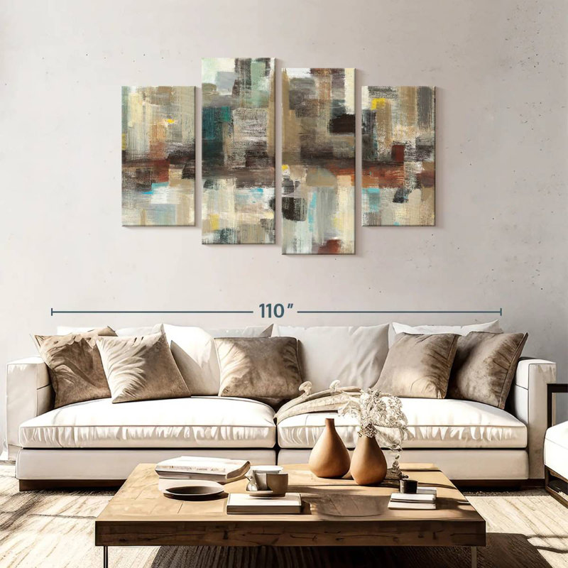 Avery Sidewalks, 48" H x 75" W