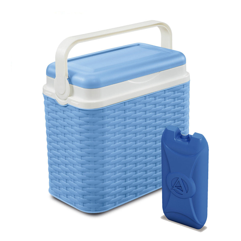 Symple Stuff 10L Handheld Cooler, Light Blue