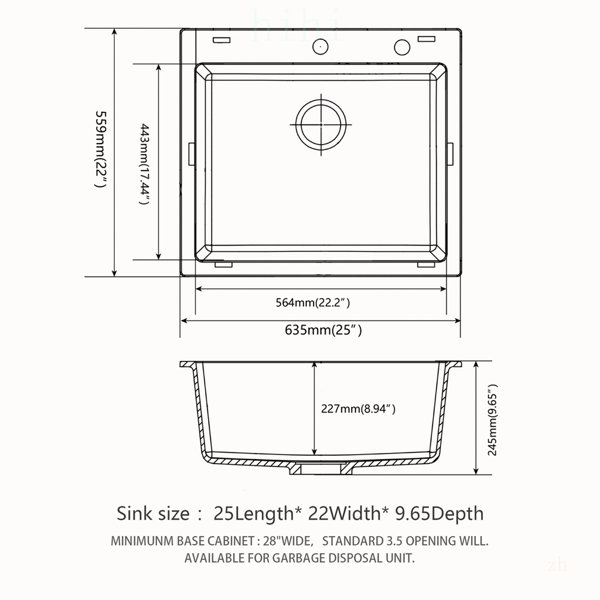 Dimensions du produit