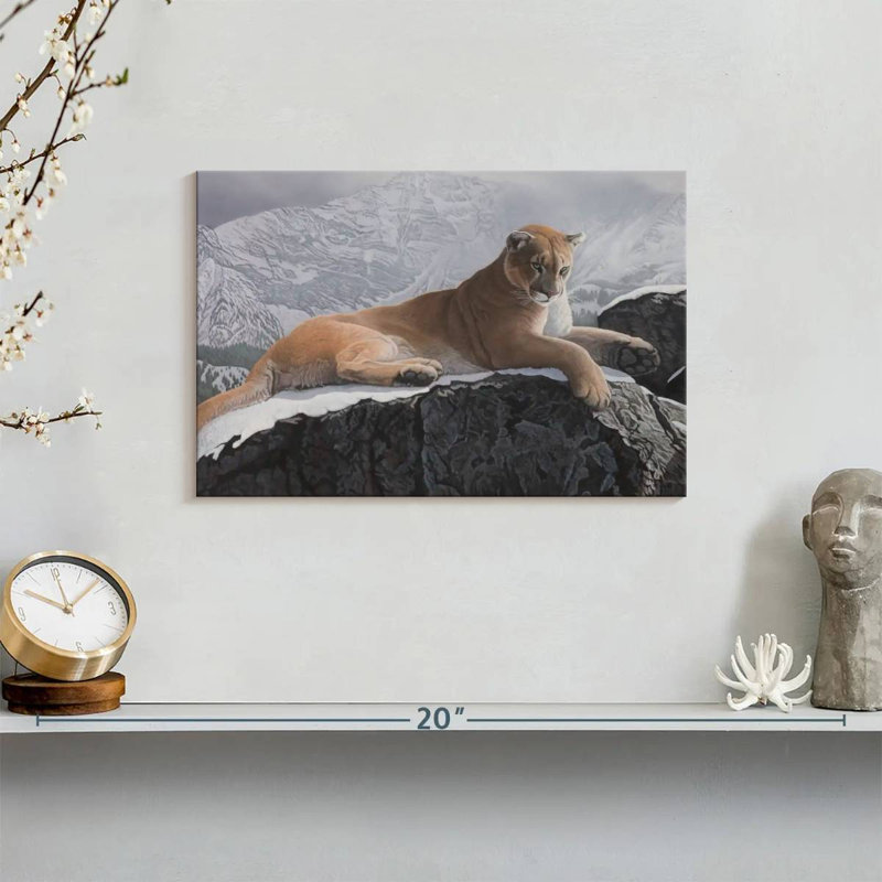 Brampt Alpine Hunter, 8" H x 12" W