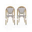 Chaise pivotante d'extérieur en osier