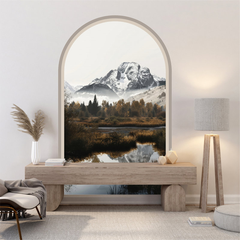 Décalcomanie murale Grand Teton, H 48 po x l 28 po