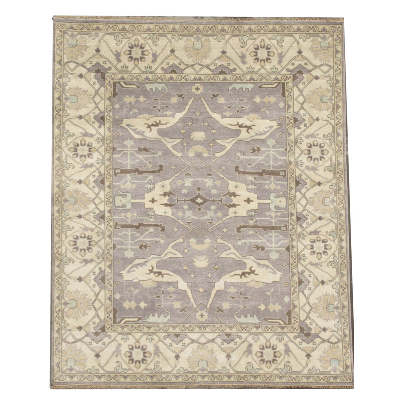 Tapis gris Oushak 9 x 12